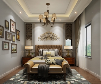 American Style Bedroom-ID:298212055