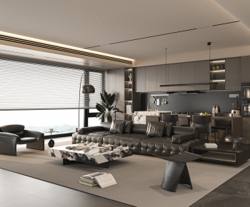 Modern A Living Room-ID:329448949