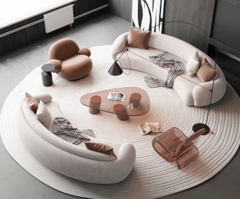 Modern Curved Sofa-ID:532799967