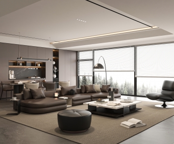 Modern A Living Room-ID:613538987