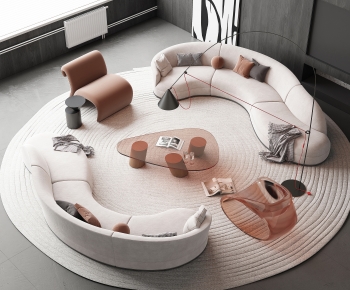 Modern Curved Sofa-ID:768249992