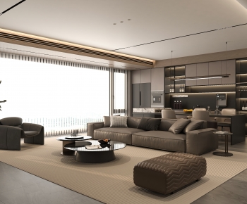 Modern A Living Room-ID:930157909