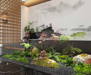 New Chinese Style Plant Landscaping-ID:265547991