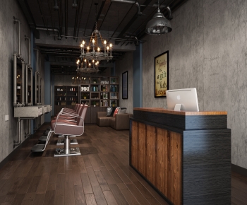 Industrial Style Barbershop-ID:919935949