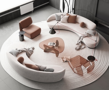 Modern Curved Sofa-ID:193681962