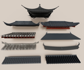 New Chinese Style Building Component-ID:391375066