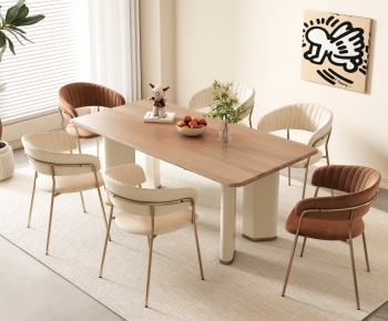 Modern Dining Table And Chairs-ID:298669354