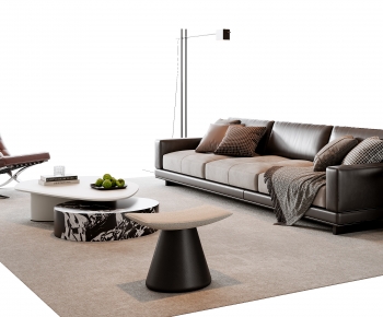 Modern Three-seat Sofa-ID:117305045