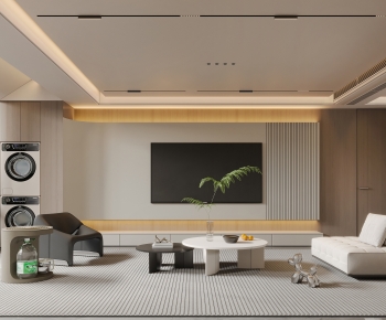 Modern A Living Room-ID:319978004