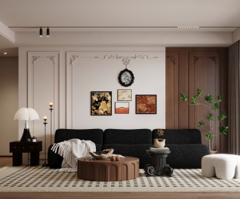 French Style A Living Room-ID:984409096