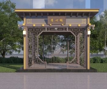 New Chinese Style Pavilion-ID:599195002