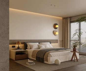 Wabi-sabi Style Bedroom-ID:286664011