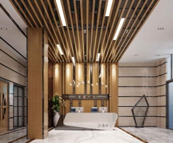 Modern Office Reception Desk-ID:150628094