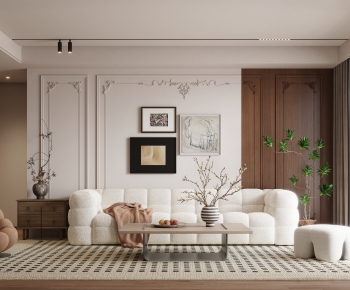 French Style A Living Room-ID:842861892