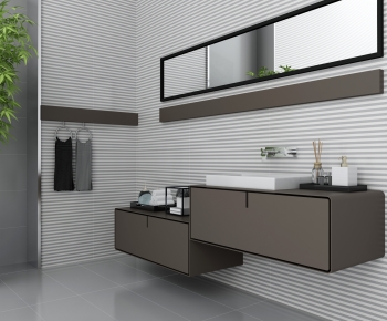 Modern Bathroom Cabinet-ID:301359893