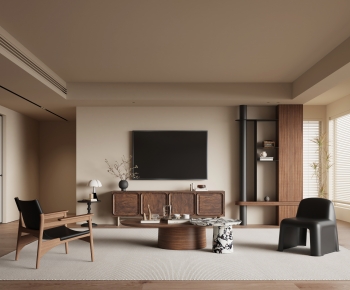 Wabi-sabi Style A Living Room-ID:139230018