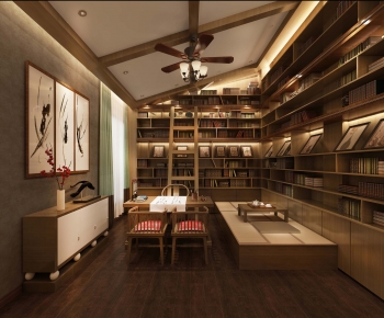 New Chinese Style Study Space-ID:393190498