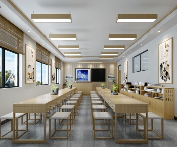 New Chinese Style School Classrooms-ID:955446006