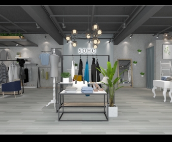 Industrial Style Clothing Store-ID:500463017