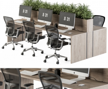 Modern Office Desk And Chair-ID:469648895