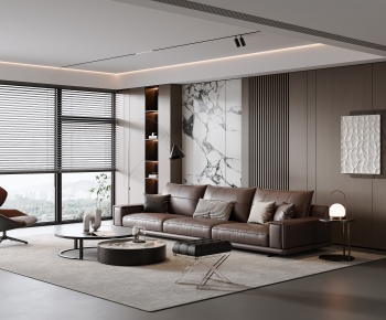 Modern A Living Room-ID:670365105