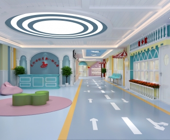 Modern Kindergarten Hall-ID:126891135