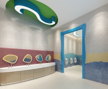 Modern Children's Restroom-ID:429368974