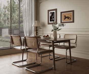 Wabi-sabi Style Dining Table And Chairs-ID:441953905