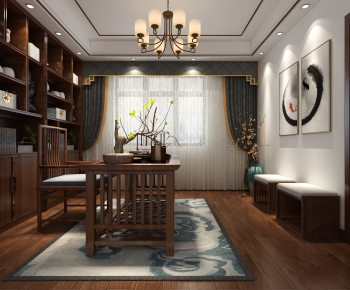 New Chinese Style Study Space-ID:284984117