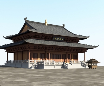 Chinese Style Ancient Architectural Buildings-ID:296108014