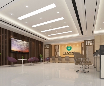 Modern Office Reception Desk-ID:912884953