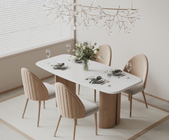 Modern Dining Table And Chairs-ID:993948942