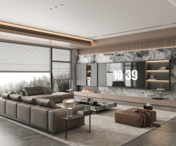 Modern A Living Room-ID:512243032