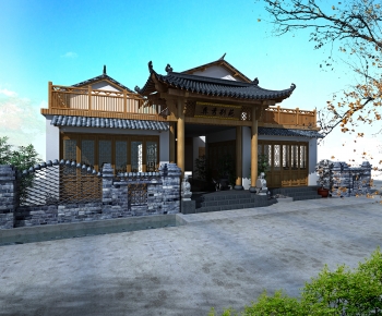 Chinese Style Facade Element-ID:792582049