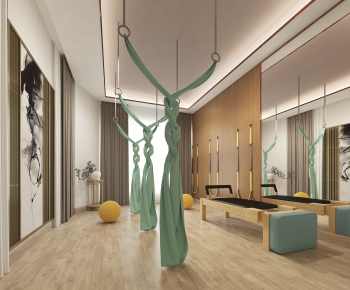 New Chinese Style Yoga Room-ID:412909033