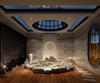 New Chinese Style Bath Center-ID:725204948