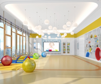 Modern Kindergarten Hall-ID:677210098