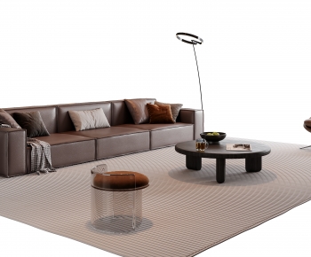 Modern Three-seat Sofa-ID:949352986