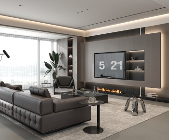 Modern A Living Room-ID:280163055