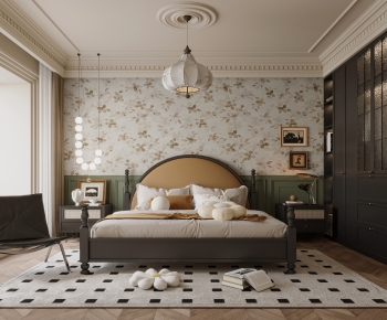 French Style Bedroom-ID:746997129