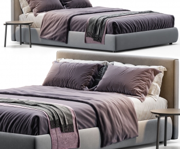 Modern Double Bed-ID:519238955