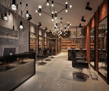 Industrial Style Barbershop-ID:280225995