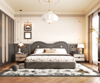 French Style Bedroom-ID:231895928