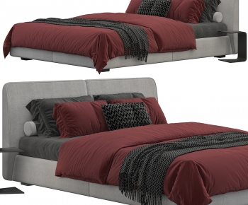 Modern Double Bed-ID:760216004