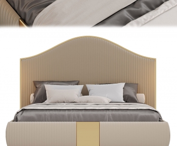 Modern Double Bed-ID:418735032