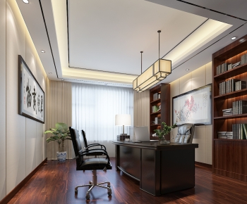 New Classical Style Manager's Office-ID:649749999