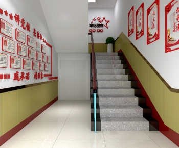 Modern Office Stairwell-ID:149677997