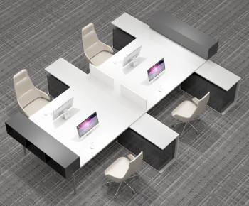 Modern Office Desk And Chair-ID:271913054