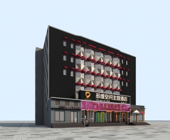 Modern Appearance Of Commercial Building-ID:828350077