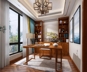 New Chinese Style Study Space-ID:294888977